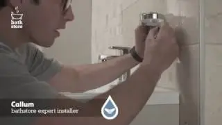 bathstore: How to install a toothbrush holder