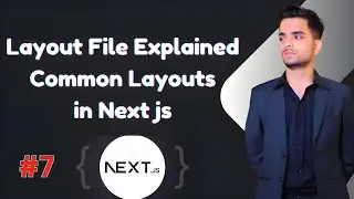 Next.js Tutorial for Beginners #7: How to Create a Common Layout Using Layout.tsx in Next.js 2024