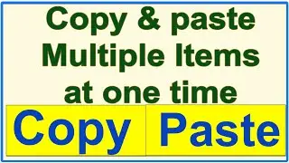 Copy and paste multiple items at once ||  Enable Clipboard History in Windows 10