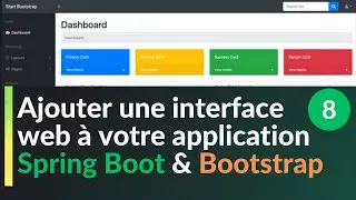 Spring Boot Web, Data REST, Thymeleaf et Bootstrap pour l'interface web