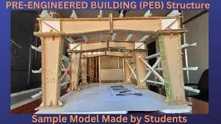 PRE-ENGINEERED BUILDING (PEB) Structure | Sample Model | BIMINDC