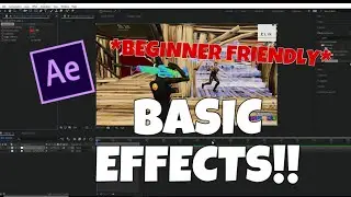 BEGINNER friendly after effects tutorial | How to edit a fortnite montage | NO PLUGINS