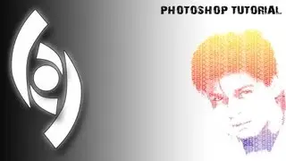 Photoshop Tutorial PORTRAIT made only of Text.H