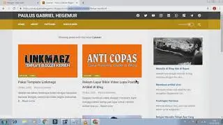 Cara Edit Menu Blogger Template Linkmagz