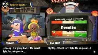 Splatoon 3 Online "Gameplay" #142: Starch Food Splatfest 4/4 (Results)
