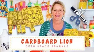 How to Make a Recycled Cardboard Lion