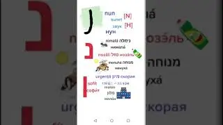 234.буквы иврита . иврит для начинающих