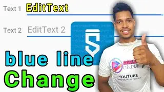 Edittext blue line hide activity sketchware/Aaura Technical
