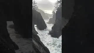 Gorgeous Morning Sunrise along Oregon Coast - Vertical