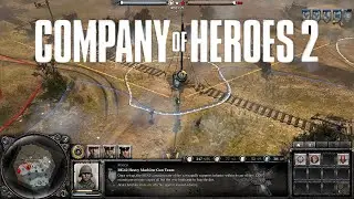 Company of Heroes 2: Multiplayer-Online Highlight Gameplay: 1vs1 (German Forces Vs Soviet Forces)