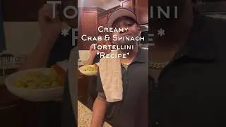 Savor every bite of this creamy Crab & Spinach Tortellini delight! 🦀 #shorts  #spinach #tortellini