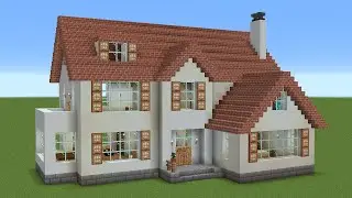 Minecraft - How to build a Suburban Mansion House