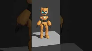 Making a Low Poly Cel Shaded Robot in Blender