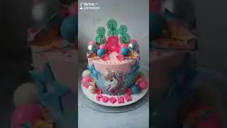 Торт с Единорожкой для девочки.
