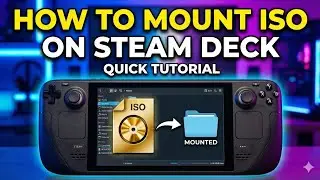 How to mount ISO in Steam Deck | KDE | Linux