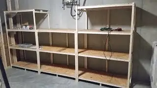 How to Build the Cheapest Budget Storage Shelves DIY