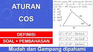 Aturan cosinus | Trigonometri - aturan cos