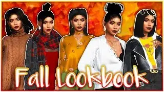 🧡🍁[CC LINKS] Fall Lookbook | SIMS 4 LOOKBOOK