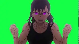 Fire Force Anime Green Screen