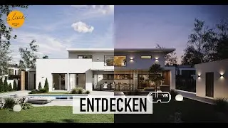 Inspiration Wohnzimmer Beleuchtung | 3D Animation | Pendelleuchte | Bogenleuchte | Wandleuchte