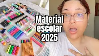 Meu material escolar completo de 2025(faculdade de psicologia)✂️📚📓