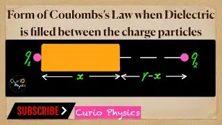 Form of Coulomb’s Law when Dielectric is filled partially between the charge paticles