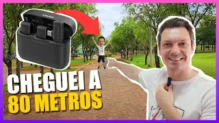 MICROFONE DE LAPELA ULANZI J12 - TESTE DE DISTÂNCIA
