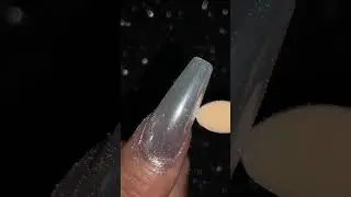 Milky White + Moonlight Chrome Nails 