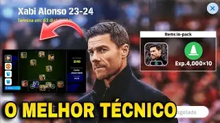 ✍🏽 CONTRATEI XABI ALONSO O MELHOR TÉCNICO COM ÍMPETO DO EFOOTBALL 2024