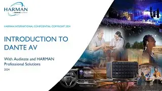 AMX Webinar | Intro to Dante AV with Audinate & HARMAN Professional | Networked AV Integration