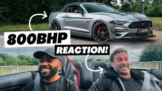 Customer collects his 800BHP Supercharged Mustang!