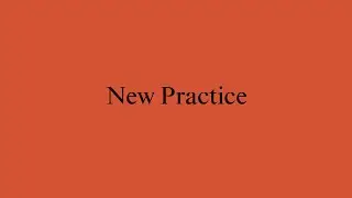New Architects 4: New Practice