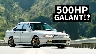 BIG Turbo 500+hp Galant VR-4, AKA the Mitsubishi Evo's Grandfather