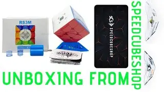SPEEDCUBESHOP UNBOXING! | MOYU RS3M 2020, MAGMA MINI MAT, AND CUBE STANDS!