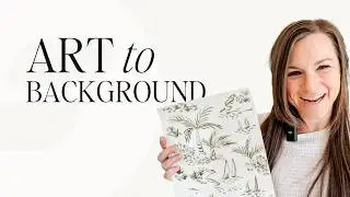 Turn Artwork into a Website Background (Showit)