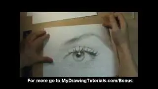 [Realistic Drawing Tutorial 4/8] How To Draw A Portrait From A Photograph