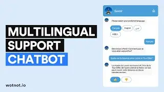 Multilingual Customer Support Chatbot | WotNot