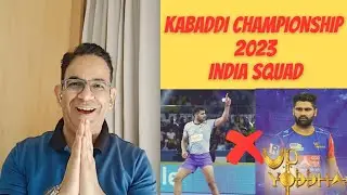 Kabaddi championship 2023😲India squad announced| indian Kabaddi team 2023#kabaddi#indiankabaddi