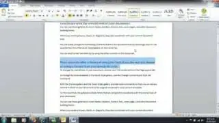 Office 2010 Demo- Moving Entire Sections of Text in Word.mp4