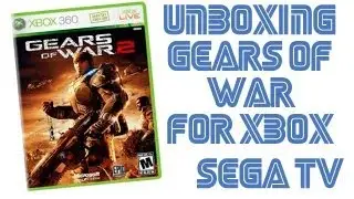 Распаковка игры Gears of war 2  для xbox 360 unboxing