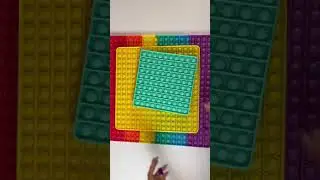Biggest to Smallest Pop-It Challenge 