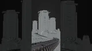 Sci fi City scene BLENDER