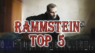 TOP 5 RAMMSTEIN SONGS (easy fingerstyle arrangements with tabs)