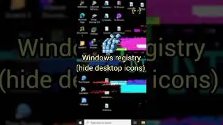 Windows Registry : hide Desktop icons #windowsregistry #desktop #icon #windowsoperatingsystem