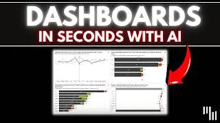 Create STUNNING, Insightful Dashboards in SECONDS with AI