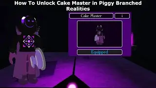 How To Unlock Cake Master in Piggy Branched Realities | Roblox