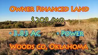 3.83 Acres of Land In Woods County Oklahoma Owner Financed Land | Only $209 /MO | WHC27