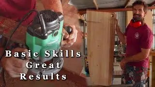 Building a Centerboard | creating a perfect foil with a router - Free Range Boat Build Stage. 2