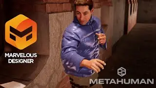 HOW TO import Marvelous Designer clothes for a MetaHuman (UE5 & MD10)