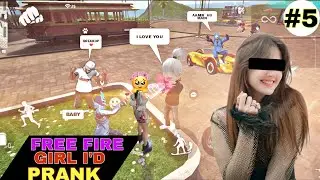 FREE FIRE GIRL I'D PRANK IN SOCIAL ZONE🔥